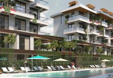 1+1, 2+1 development project 2000m from the sea in Oba, Alanya, Turkey № 4100 – photo 4