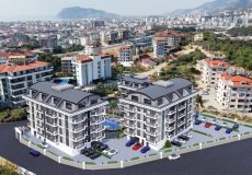 2+1, 4+1 development project 2000m from the sea in Oba, Alanya, Turkey № 5569 – photo 17
