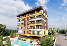1+1 apartment for sale, 65 m2, 2500m from the sea in Oba, Alanya, Turkey № 6394 – photo 2